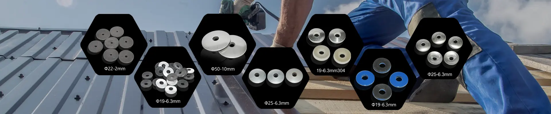 Aluminium en EPDM -bondige wasmachine