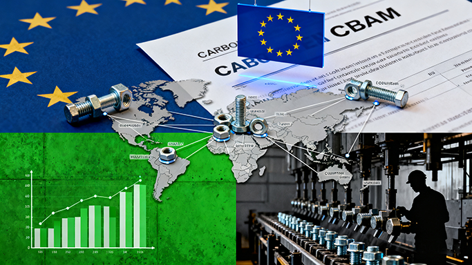 Het EU-koolstoftarief wordt van kracht in 2026 en heeft gevolgen voor de Chinese handel in bevestigingsmiddelen