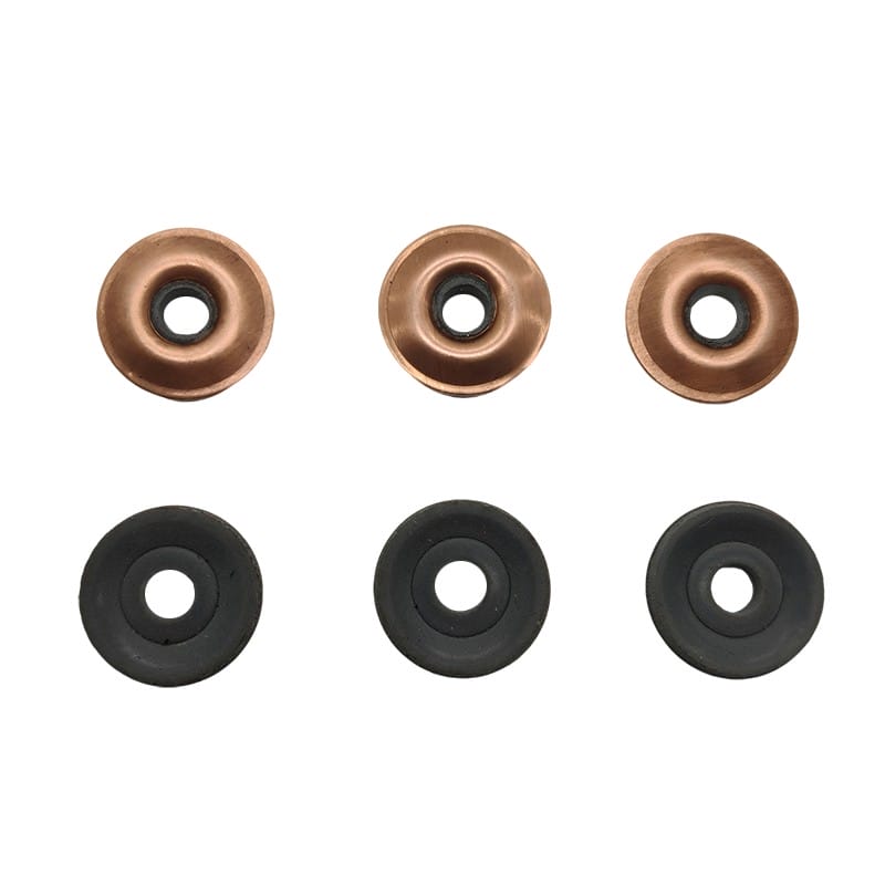 Koperen smeltlijmringen